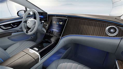 The Luxurious Interior of the Mercedes-Benz All-Electric EQS Revealed - The Next Avenue