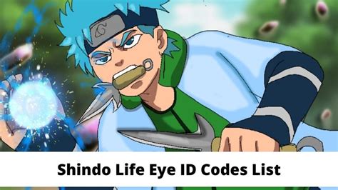 Roblox Shindo Life Eye ID Codes List
