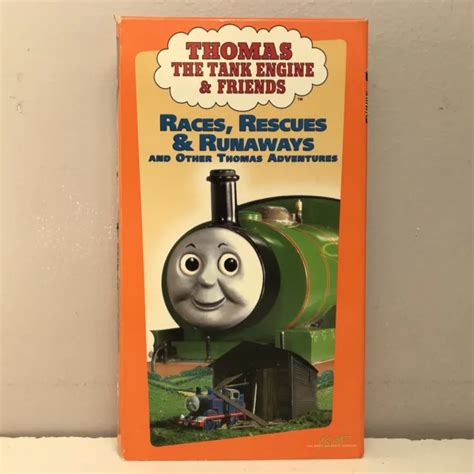 THOMAS TANK ENGINE Races Rescues Runaways VHS Video Tape BUY 2 GET 1 FREE! Train EUR 10,11 ...