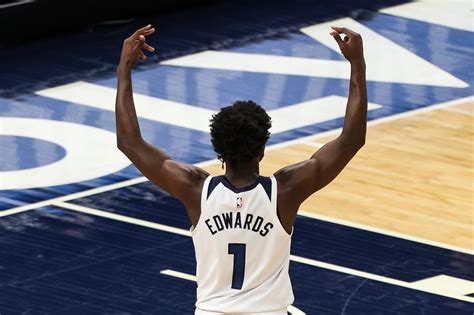 Anthony Edwards Named to 2020-21 NBA All-Rookie First Team - Canis Hoopus