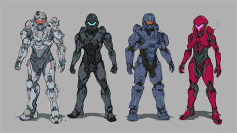 Halo 5: Guardians Concept Art by Robogabo Halo Spartan Armor, Halo Armor, Fantasy Character ...