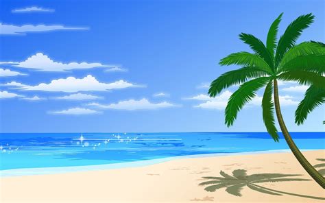 1920x1200, Download - Large Cartoon Beach Background - 1920x1200 ...