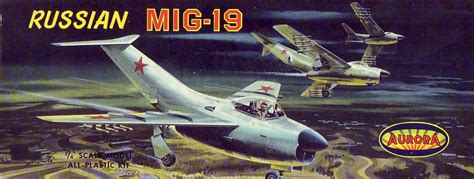 Aurora MIG-19 Model Kit by Aurora | Model kit, Box art, Plastic model kits