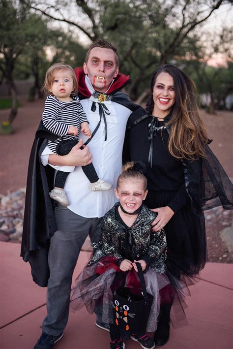 Sweet & Spooky \\ DIY Vampire Family Costume