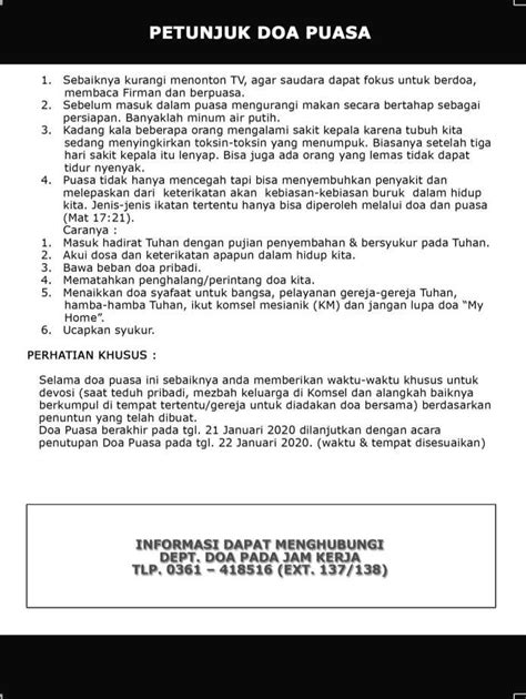 Detail Contoh Doa Puasa Kristen Protestan Koleksi Nomer 55