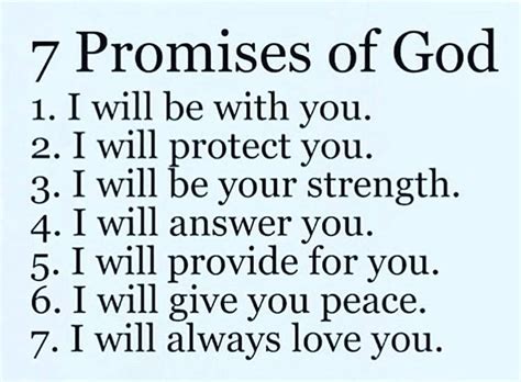 NEWLIFE4YOU on Instagram: "7 Promises of God 1. I will be with you. 2. I will protect you. 3. I ...