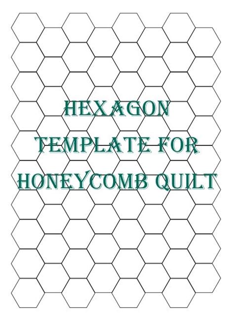 Awesome Hexagon Quilt Pattern Template Inspirations | Quilt Pattern ...