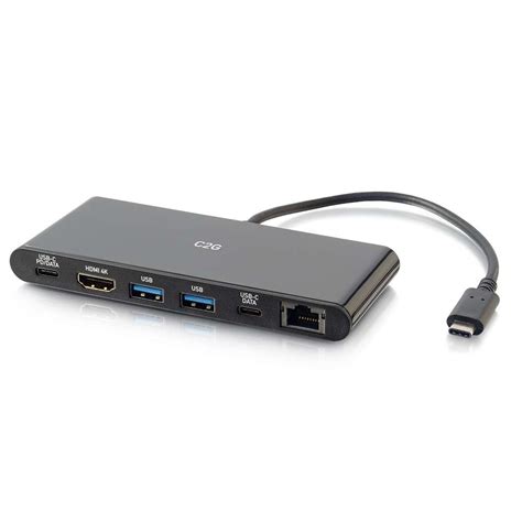 USB-C® 6-in-1 Mini Docking Station with HDMI®, Ethernet, USB and Power ...