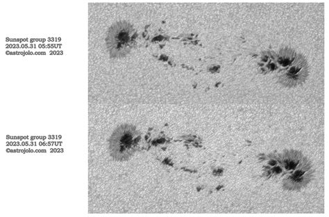 Sunspots in May, 2023 – astrojolo