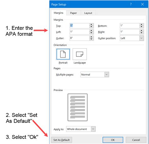 Margins in APA format are specific. Check and reset if necessary