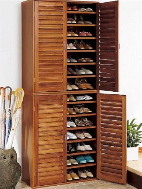 Organize Your Shoes In Style With A Large Shoe Cabinet With Doors ...