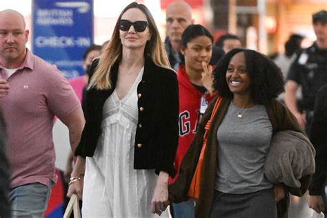 Angelina Jolie Takes a Trip to New York City with Daughter Zahara