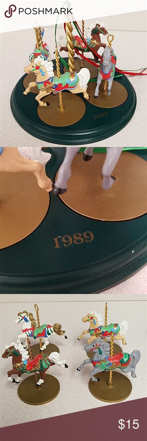 1989 Hallmark Carousel Horses | Carousel horses, Hallmark ornaments ...