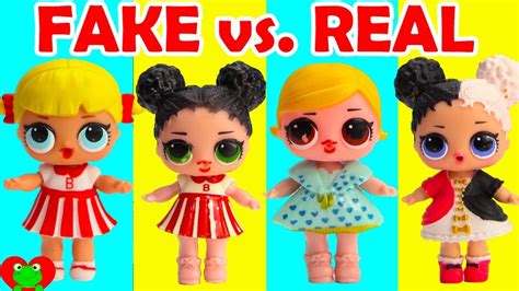 FAKE LOL Surprise Dolls Fake vs Real - YouTube