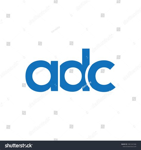 Adc Logo Design Vector Template Stock Vector (Royalty Free) 1801341946 ...