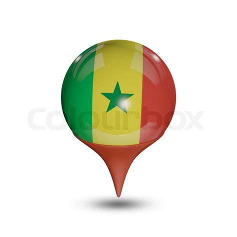 Flag of Senega | Stock image | Colourbox