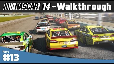 NASCAR 14 Game: Career Mode Part 13 - Charlotte (PC Gameplay) - YouTube