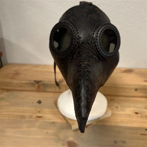 Leather Plague Doctor Mask - Etsy