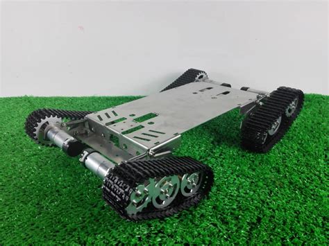 TS800 Tank Chassis Tracked Vehicle Stainless Steel 4WD Tank Car ...