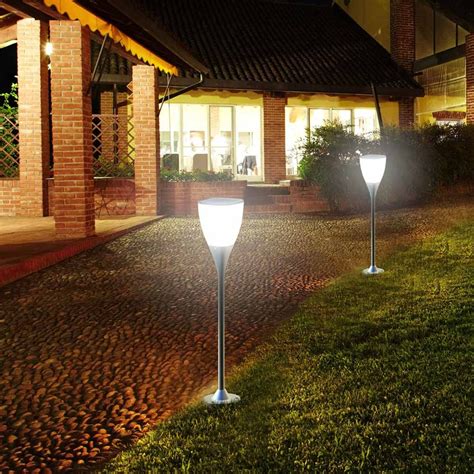 Réverbère lampe solaire jardin Led extérieure Sunway