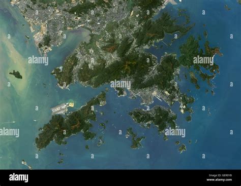 Hong Kong Map And Satellite Image