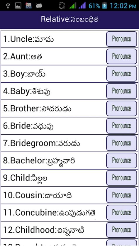 Word Book English to Telugu APK for Android - Download