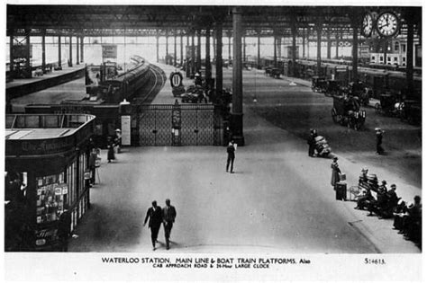 Postcards of the Past - Waterloo Station, London | Waterloo station, London, London photos