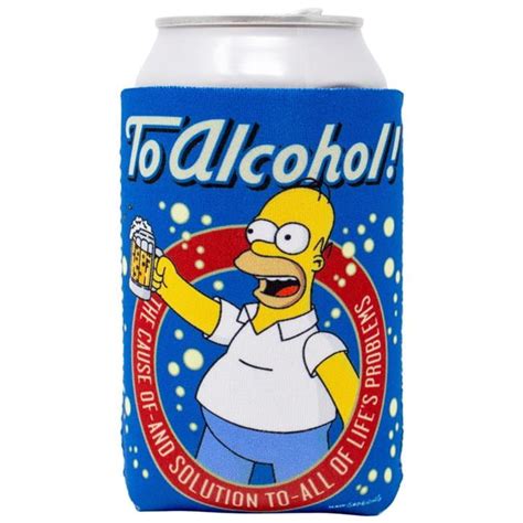 Simpsons 807140 The Simpsons Homer to Alcohol Beer Can Hugger - Walmart.com