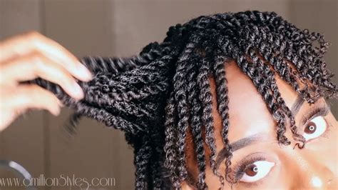 Tutorial: How To Twist Your Natural Hair Properly – A Million Styles