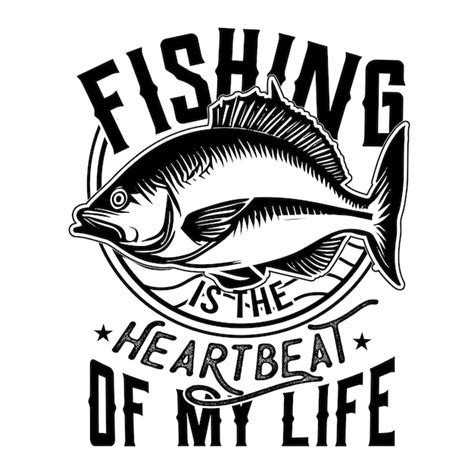 Premium Vector | Fishing t shirt design fishing logo type t shirt ...