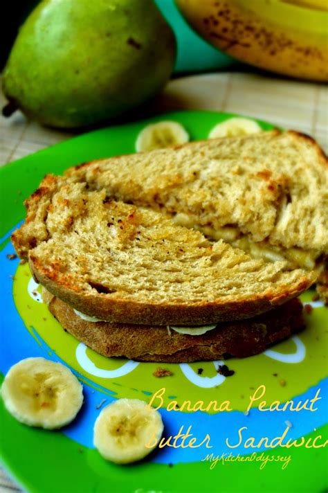 Peanut Butter Banana Sandwich | Quick Snack - Breakfast