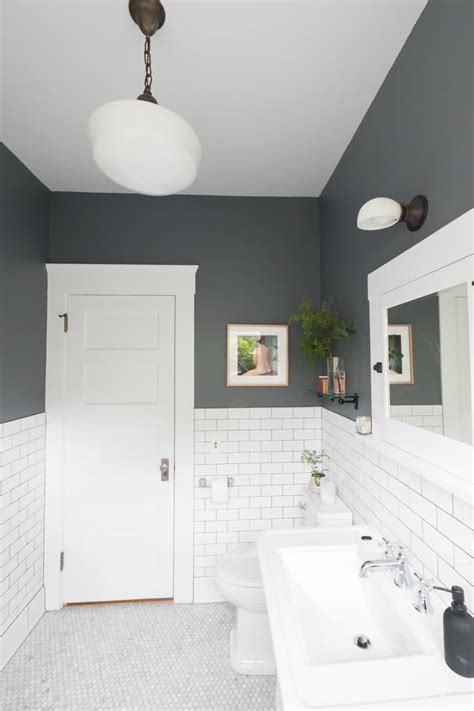 black bathroom paint tester - Jenni Scholl