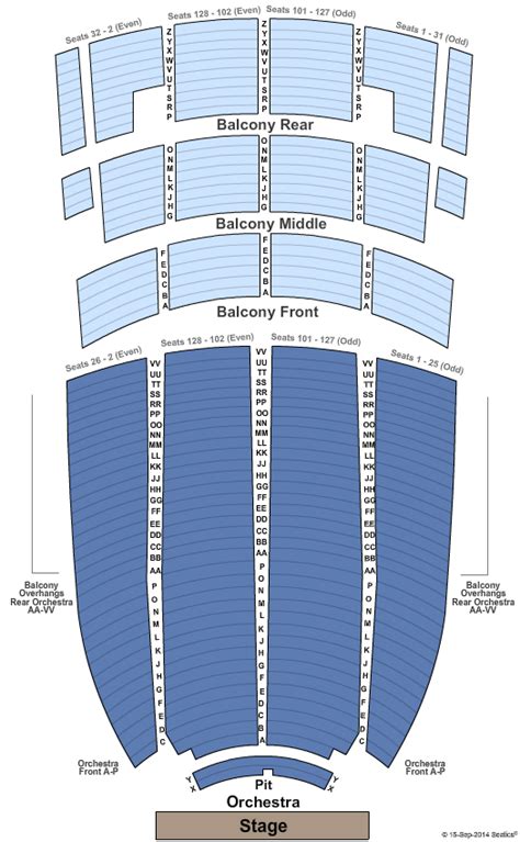 Tyler Perry Tickets | Seating Chart | Paramount Theatre | End Stage