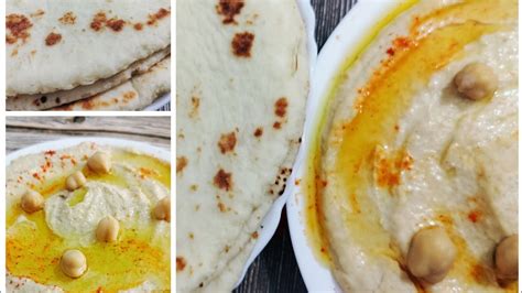 How To Make Pita Bread/Khubz | How To Make Hummus - Dining and Cooking