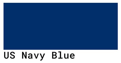 Royal Navy Blue Color Chart