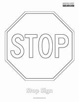 Stop Sign For Coloring A Page With The Text Simple  sketch template