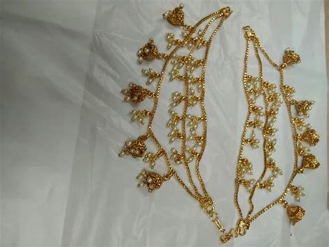 Wedding Golden Bahubali Earrings at Rs 252/pair in Bengaluru | ID: 17961818891