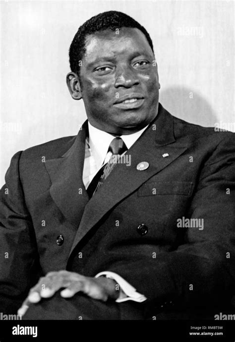 The President of Togo, Gnassingbe Eyadema. (undated photo Stock Photo ...