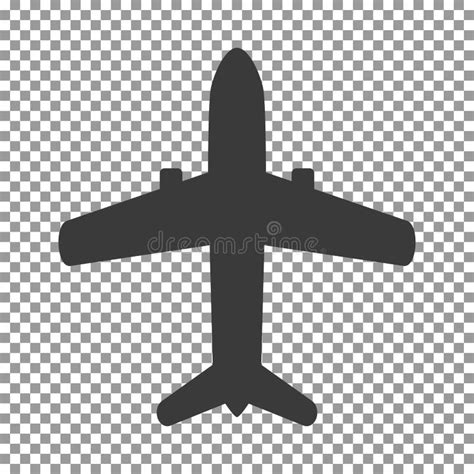 Black airplane icon stock vector. Illustration of airplane - 229024332