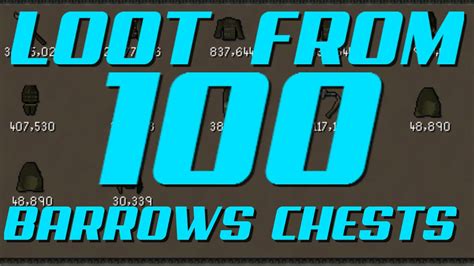 [OSRS] Loot from 100 Barrows chests on Ironman l Iron Micka - YouTube