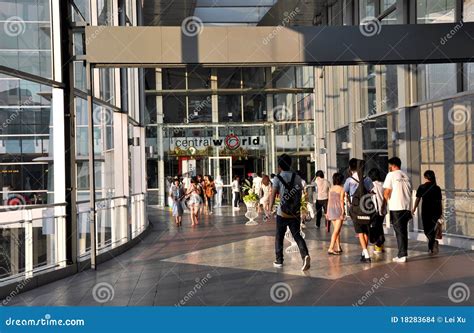 Bangkok, Thailand: Entrance To Central World Editorial Stock Image ...