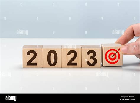 2023 Action Plan. Cubes with text 2023, plan, goal, action. to do list and plan for next year ...