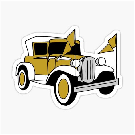 "Ramblin' Wreck Georgia Tech Car Sticker" Sticker for Sale by ...