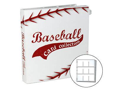 Baseball Trading Card Album, 10 Pages Included 95957162529 | eBay