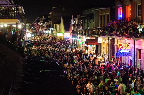 Bourbon Street | Bourbon Street from a balcony, Mardi Gras 2… | Craig ...