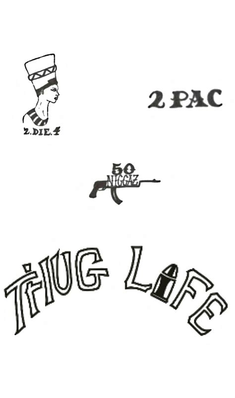 2pac Thug Life wallpaper | Ideias de tatuagens, Tatuagem de hip hop ...