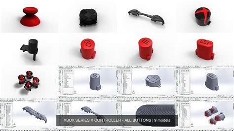 XBOX SERIES X CONTROLLER - ALL BUTTONS 3D Model Collection | CGTrader