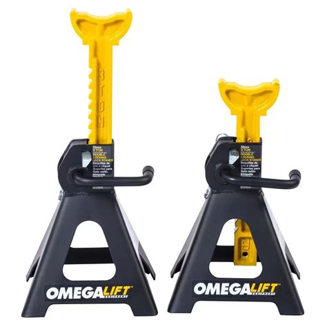 OmegaLift Double Locking 3 ton Ratchet Style Jack Stands – Race Tools ...