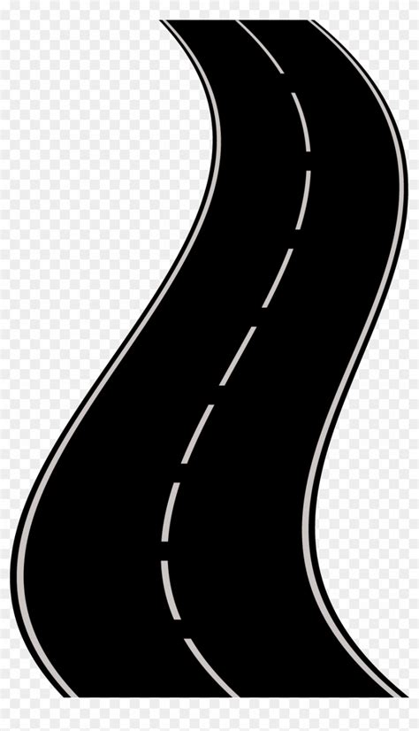 Download Road Highway Animation - Animated Curvy Road Clipart Png Download - PikPng