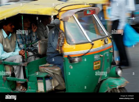 Rickshaw in New Delhi India Stock Photo - Alamy